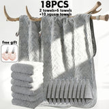 18 pieces, dark gray