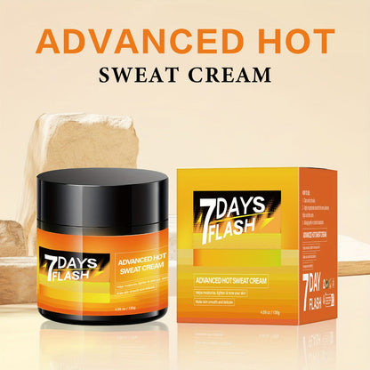 Body Cream 7DAYS FLASH 202g Jar with Glycerin, Hyaluronic Acid, Ginger Oil and Garcinia Cambogia Extract