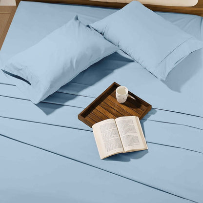 1000 Thread Count Egyptian Cotton Sheet Set with 16-Inch Deep Pocket in Twin, Full, Queen and King Sizes