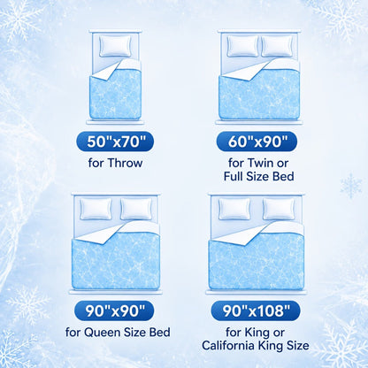 Patterned Double-Sided Summer Blanket with 69 Tie-Dye, Solid, Star and Snowflake Size Options