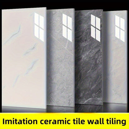 Peel and Stick Marble Wall Tiles - Self-Adhesive Waterproof Backsplash Panels for Kitchen Bathroom Living Room, Easy Install DIY Wall Sticker Decor (23.62"x11.81", 20/40 Pack)