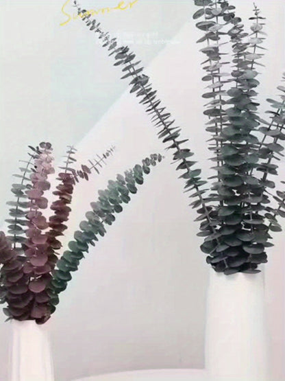 Artificial Eucalyptus Stems 24-Pack, 17 Inch Faux Eucalyptus Branches with 4 Color Mix for Vase, Wedding Centerpieces, Bouquets & Farmhouse Home Decor