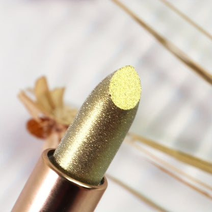 Sparkling Golden Brown Glitter Lipstick Set 3 Pcs – Metallic Shimmer Finish Multi-Dimensional Lip Color for Party Cosplay Festival Halloween, Bold Statement Makeup Gift for Women