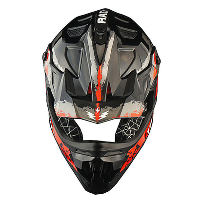 Dirt Bike Helmet Adult Motorcycle ATV Off-Road Track Style Lightweight Aerodynamic Thermoplastic Shell Removable Washable Padding Glossy UV Finish, Multiple Colors XS-XXL