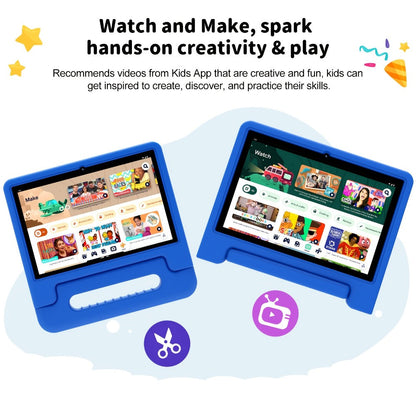 Kids Tablet 10.1 Inch with 6GB RAM, 64GB Built-In Storage, WiFi 6, 5000mAh Battery and Protective Case