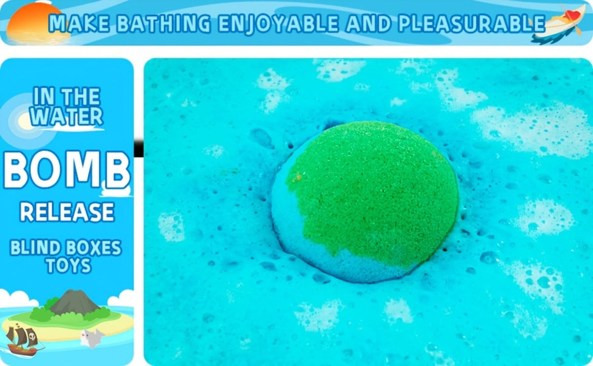 Kids Bath Bombs with Surprise Inside 20 Pack - Fizzy Bath Balls with Hidden Toy for Boys Girls Toddlers