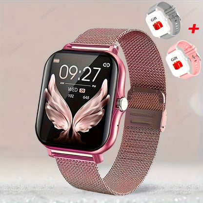 Smart Watch 1.83-Inch Full Touch Display with Bluetooth 5.0 Calling, Music Control and Four Metal Colors