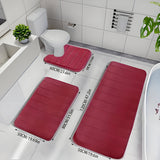 3-piece burgundy set