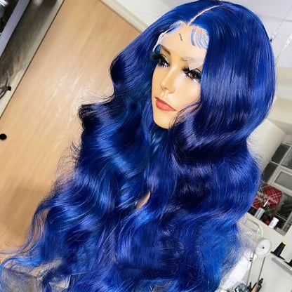 Synthetic Wig 32-Inch 13x4 HD Lace Front Waves with 200% Density in Three Colors for Cosplay Looks