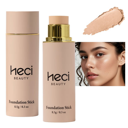 CC Cream Foundation Stick 2-Pack — Full Coverage Concealer, water-resistant extended-wear Natural Matte Finish, Lightweight Moisturizing
