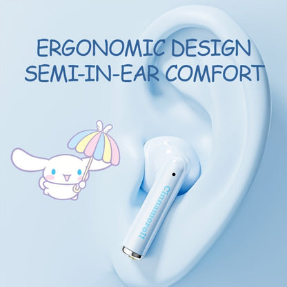 Sanrio Hello Kitty Kuromi Cinnamoroll Wireless Earbuds Bluetooth 5.0 Cute Kawaii Design 3 Styles Power Display Touch Control Girls Gift