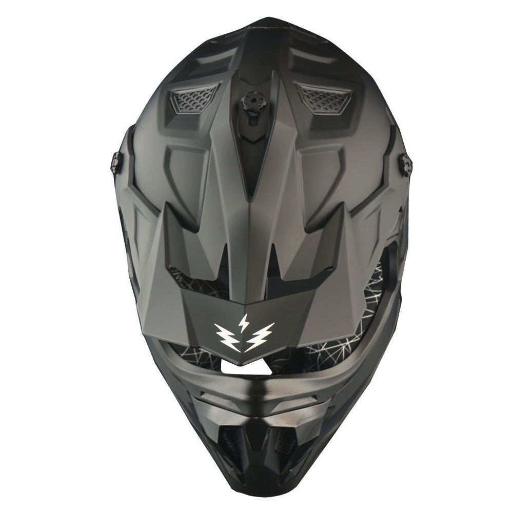 Dirt Bike Helmet Adult Motorcycle ATV Off-Road Track Style Lightweight Aerodynamic Thermoplastic Shell Removable Washable Padding Glossy UV Finish, Multiple Colors XS-XXL