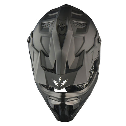 Dirt Bike Helmet Adult Motorcycle ATV Off-Road Track Style Lightweight Aerodynamic Thermoplastic Shell Removable Washable Padding Glossy UV Finish, Multiple Colors XS-XXL