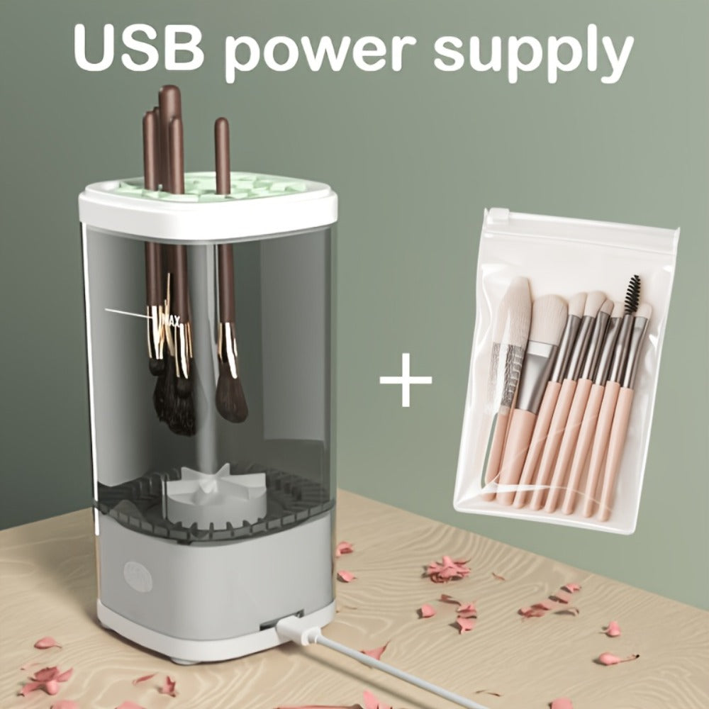 Electric Makeup Brush Cleaner 7000RPM Handheld Automatic USB & Battery Powered - Cosmetic, for Makeup, Travel and Everyday Vanity Use