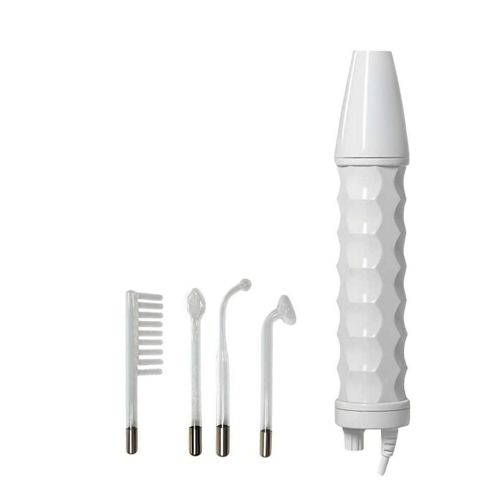 Facial Massager Stick 4-in-1 Vibration Beauty Wand Portable Multi-Function Face Lifting Tightening Skin Care Tool Serum Absorption Anti-Aging Device for Women Family Home Use