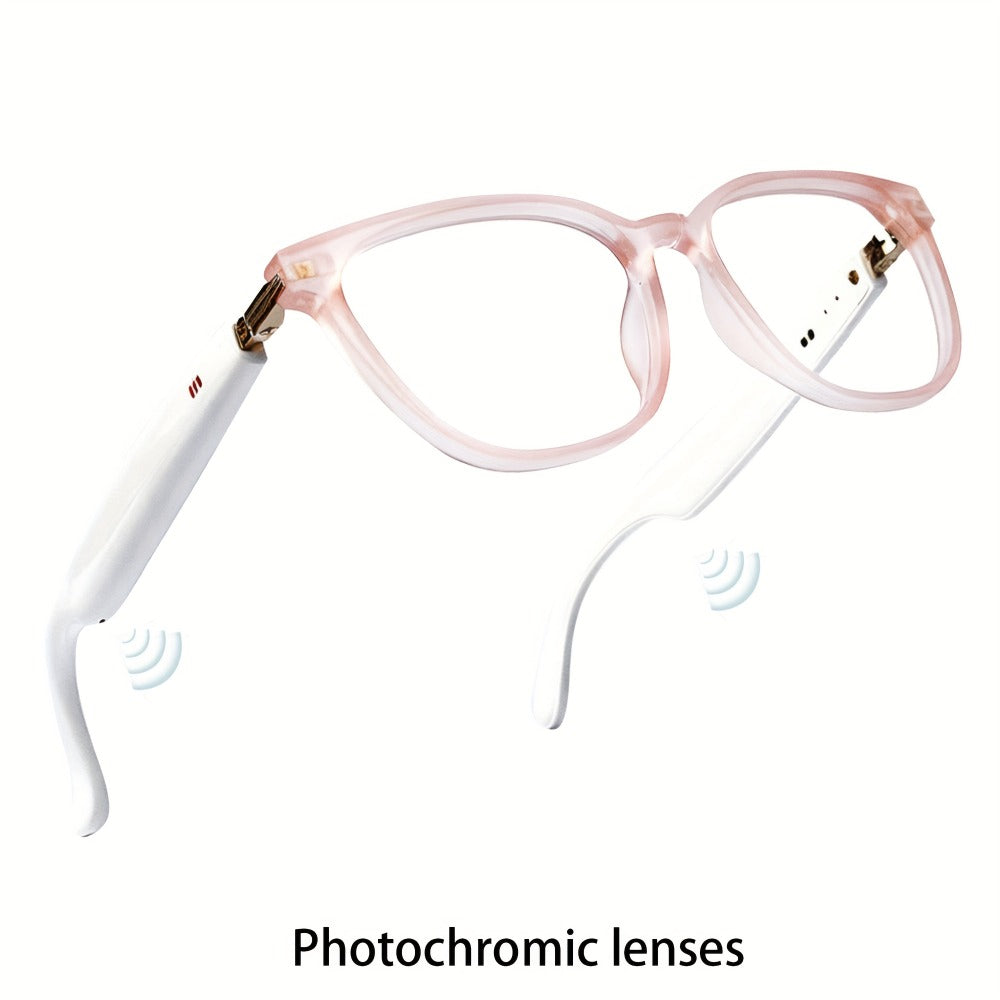 Smart Glasses 160-Language Translation Eyewear with Open-Ear Audio and Ten Photochromic or Filter Lens Options