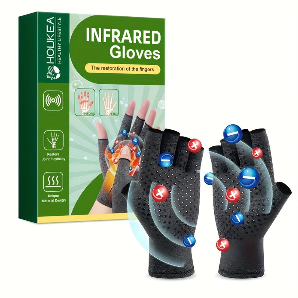 Compression Arthritis Gloves Breathable Joint Care 2 Pairs for Men & Women – Polyester Hand Support Gloves for Arthritis Pain Relief, Daily Use, Sports & Leisure Activities