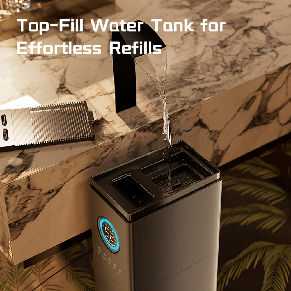 Humidifier 13L Top-Fill Cool Mist Tower with Smart Humidity Control, Sleep Mode and 30dB Listed Noise