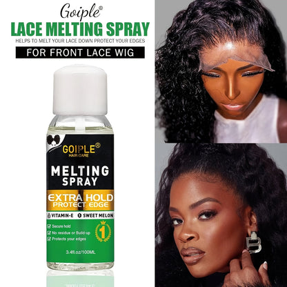 Wig Installation Kit in 9-Piece Glue or 14-Piece Styling Sets with Bands, Caps, Combs and Liquid Bottles