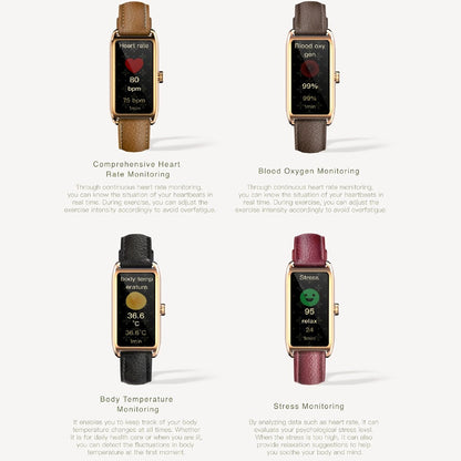 Smartwatch for Women with 1.13-Inch AMOLED Display, Cycle Tracking and Six Color Options with Model-Specific Color and Band Options