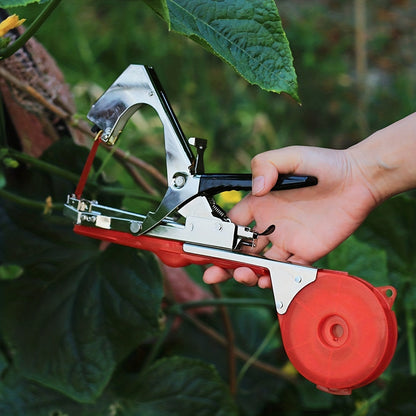 Garden Plant Tapener with Green Tool Set or Ten Red and Blue Replacement Tape Rolls for Vine Support