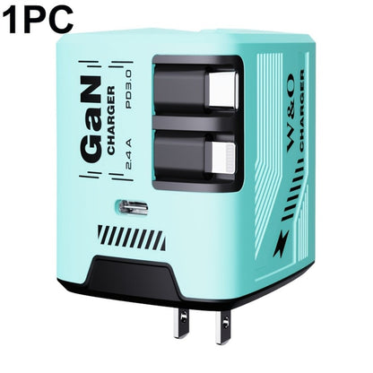 USB-C Wall Charger with Integrated Dual Cables in Single or Two-Piece Packs and Multiple Colors