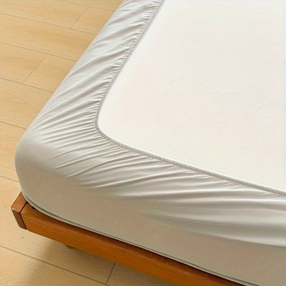 Channel-Quilted Fitted Mattress Protector in Six Colors and Full, Queen or King Size Options
