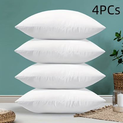 Throw Pillow Inserts Soft Fluffy Hypoallergenic Square Pillow Stuffing Washable Fiber Fill for Sofa Bedroom Living Room 14 16 18 20 22 Inch