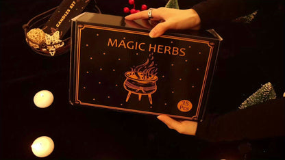 Dried Herbs & Flowers Magic Supplies Kit 40 Pack – Witch Starter Set for Rituals, Spells, Candle & Soap Making, Pagan Altar, Halloween & Christmas Gift, Party Favors, Home Decor