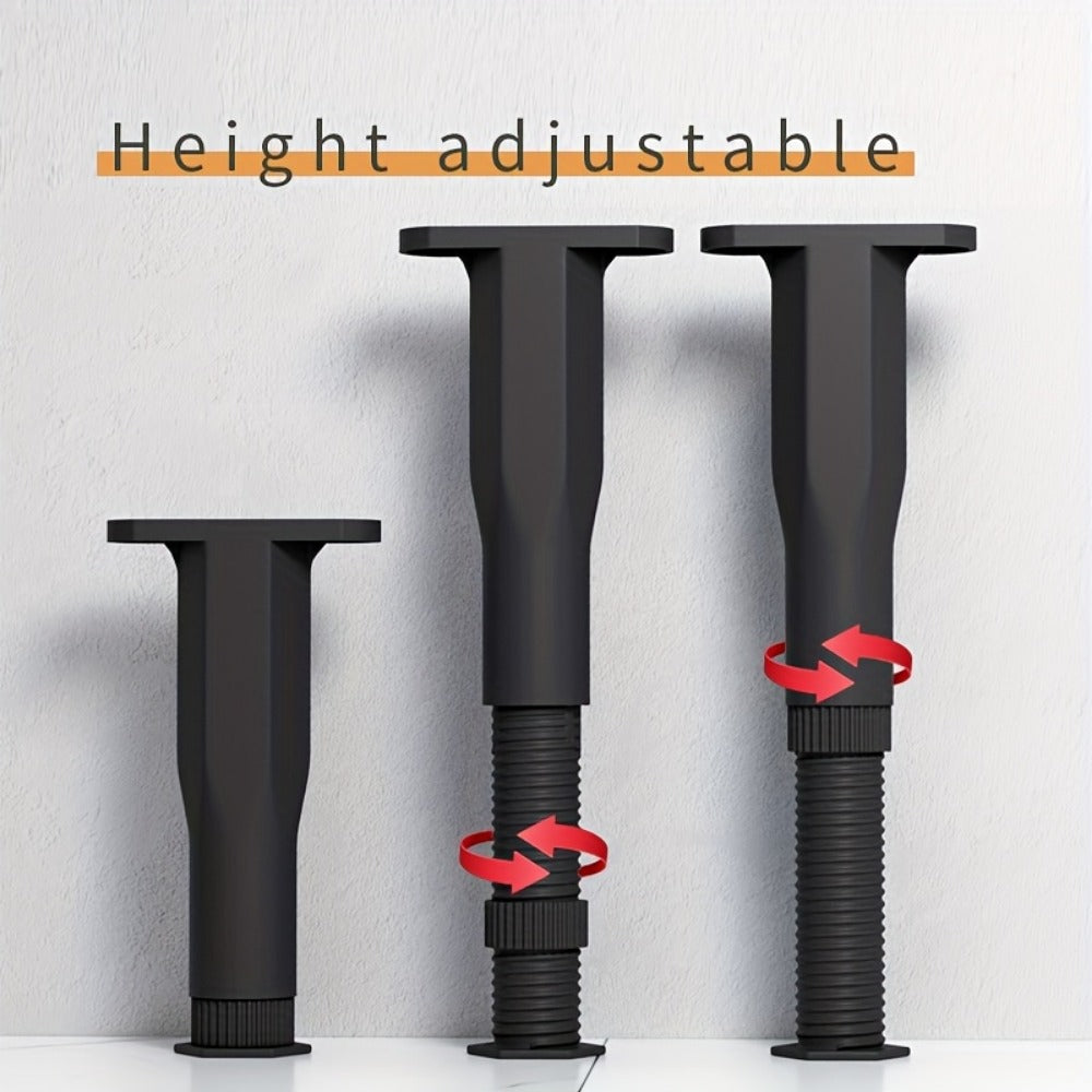 5.3-Inch Bed Frame Support Legs with Non-Slip Base and Adjustable Height for Bedroom detail image