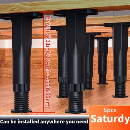 5.3-Inch Bed Frame Support Legs with Non-Slip Base and Adjustable Height for Bedroom detail image - detail view 5