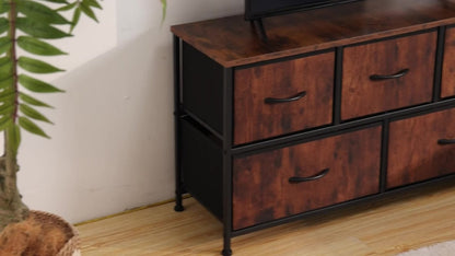 5-Drawer Wide Dresser with Multiple Color Options, Drawer Storage Cabinet detail image - detail view 14
