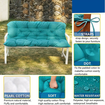 5-Inch Outdoor Swing Cushions with Waterproof Protection and Washable Cover for Patio detail image - detail view 10
