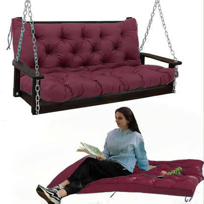 5-Inch Outdoor Swing Cushions with Waterproof Protection and Washable Cover for Patio detail image - detail view 19