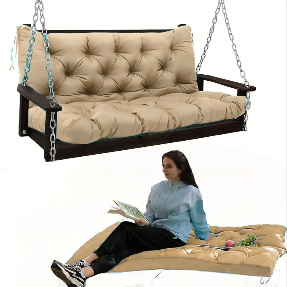 5-Inch Outdoor Swing Cushions with Waterproof Protection and Washable Cover for Patio detail image - detail view 20