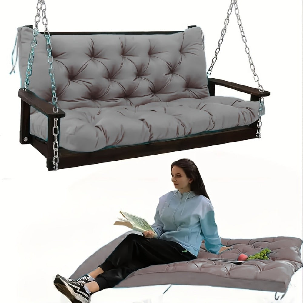 5-Inch Outdoor Swing Cushions with Waterproof Protection and Washable Cover for Patio detail image - detail view 3