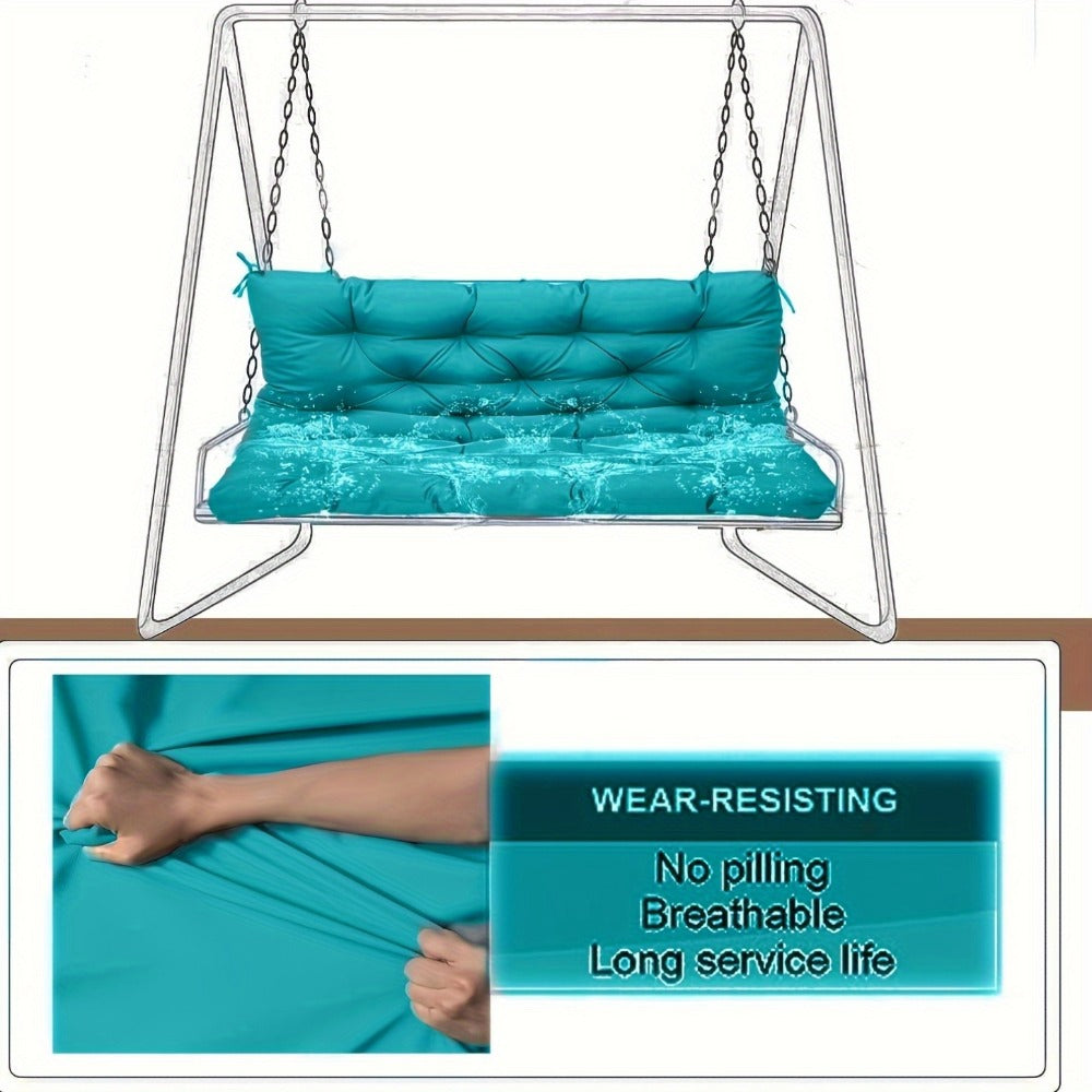 5-Inch Outdoor Swing Cushions with Waterproof Protection and Washable Cover for Patio detail image - detail view 8