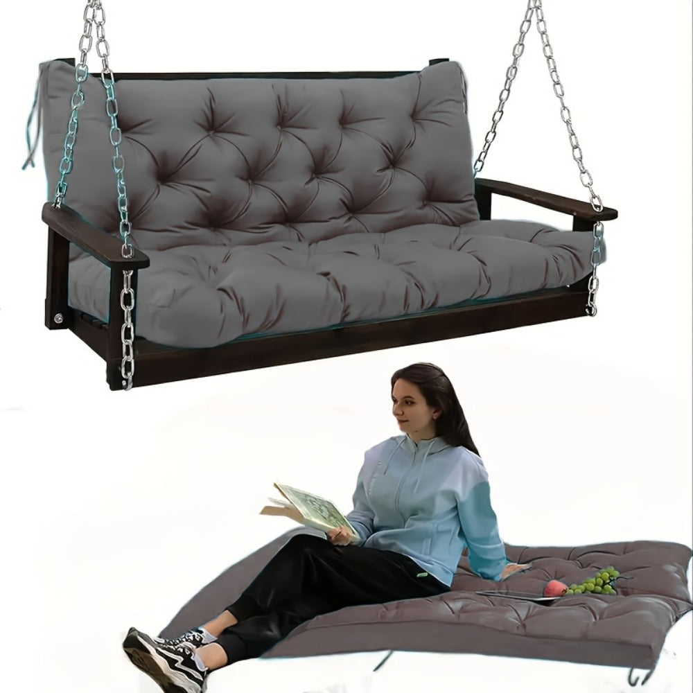 5-Inch Outdoor Swing Cushions with Waterproof Protection and Washable Cover for Patio detail image - detail view 9