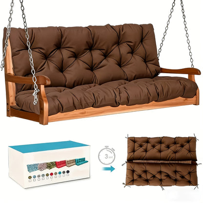 Patio Cushion shown in the Coffee (48×40 in) option