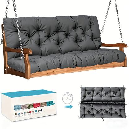 Patio Cushion shown in the Dark Gray (48×40 in) option