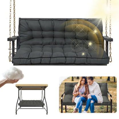 Patio Cushion shown in the Dark Gray (New 1.97inch Thick) option