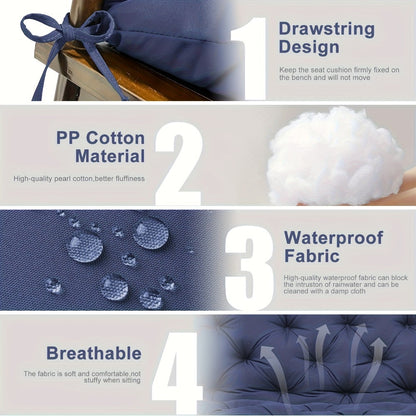 5-Inch Patio Cushion with Waterproof Protection for Comfort and Furniture Refresh detail image - detail view 8