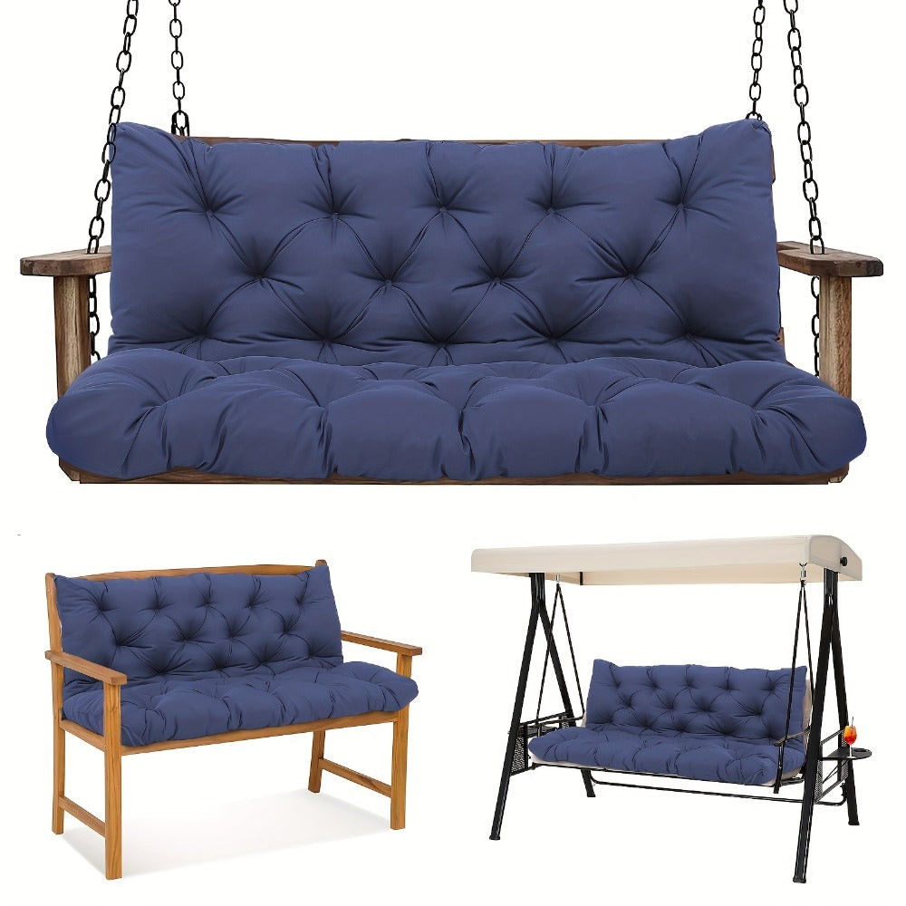 Patio Cushion, Porch Swing Cushions Waterproof All-Weather Fade-Resistant 60x40 Inch 5" shown in the main product view