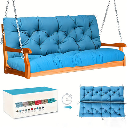 Patio Cushion shown in the Sky blue (48×40in) option