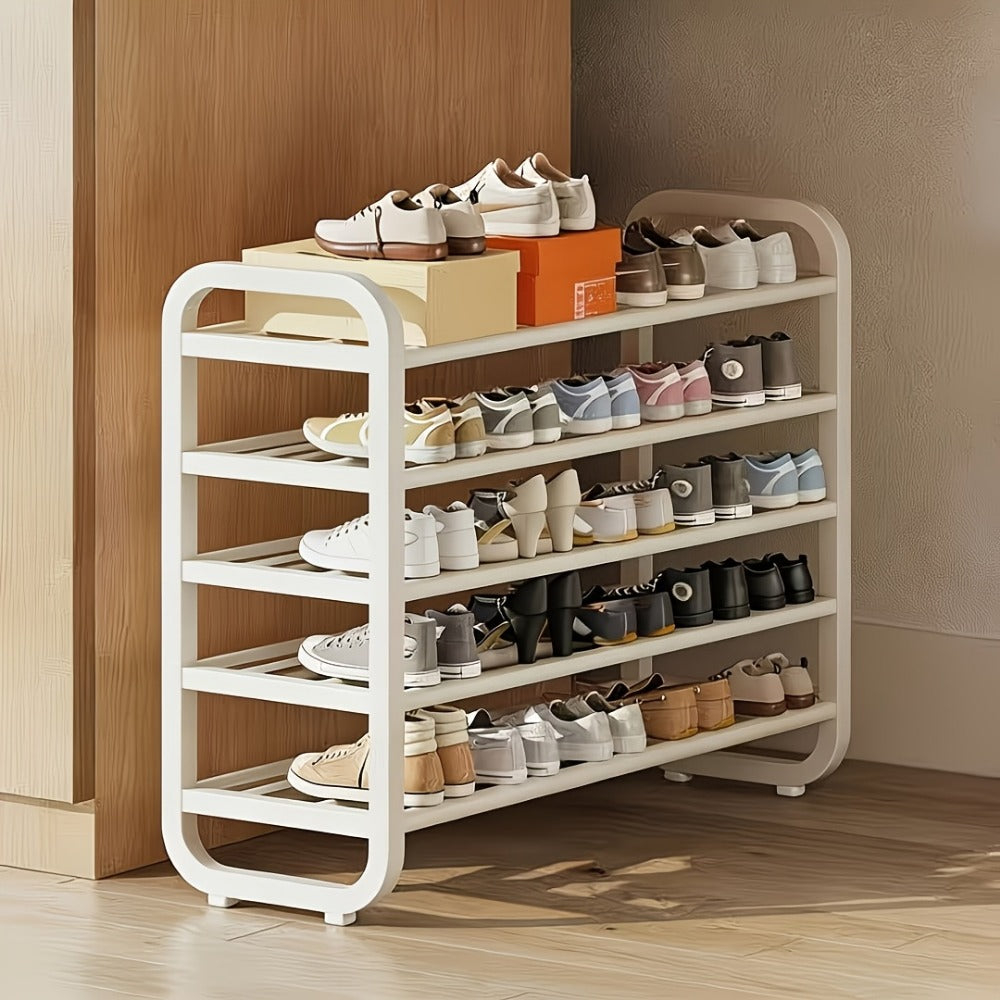 5-Layer Space-Saving Shoe Rack, Entryway Shoe Organizer for Organized Everyday Storage detail image - detail view 10