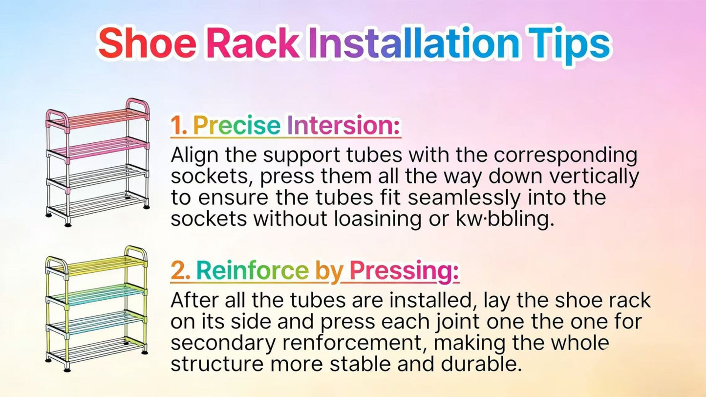 5-Layer Space-Saving Shoe Rack, Entryway Shoe Organizer for Organized Everyday Storage detail image - detail view 12