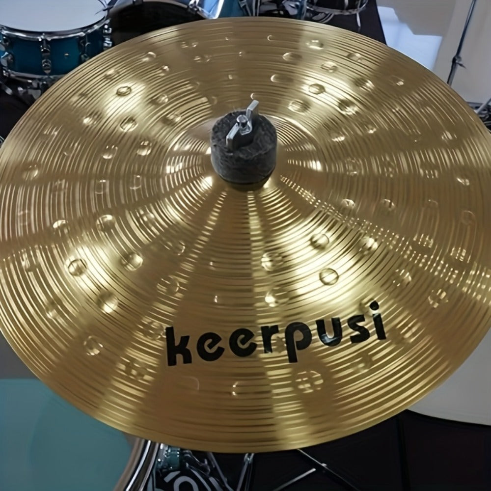 5-Piece Cymbal Pack, 14–20 Inch Hi-Hat Crash Ride Set with Bag detail image - detail view 4