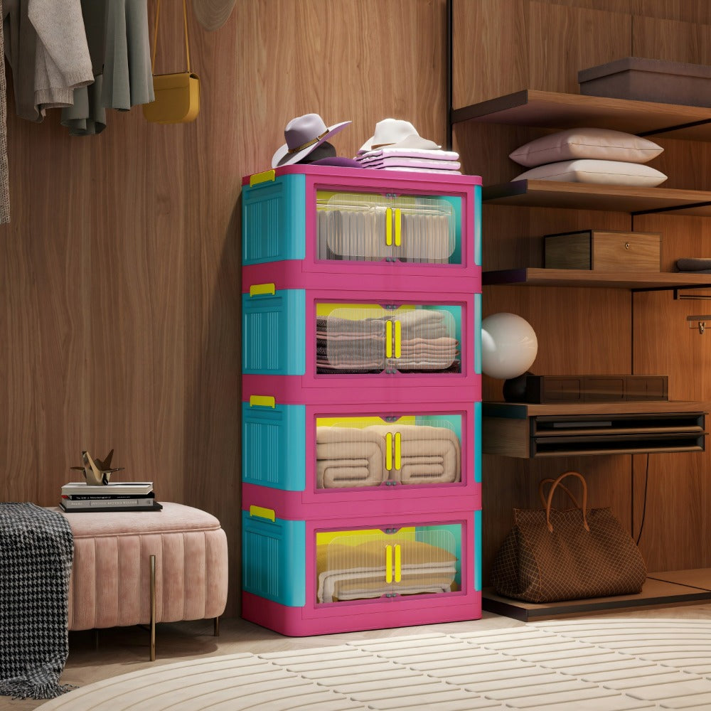 5-Tier Foldable Storage Organizer with Waterproof Protection and Stackable Design detail image - detail view 8