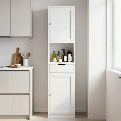 5-Tier Freestanding Bathroom Storage Cabinet, Freestanding Storage Cupboard detail image - detail view 10