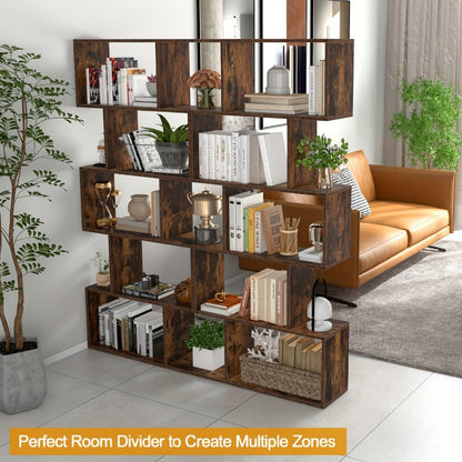 5-Tier Freestanding Bookcase with Multiple Color Options for Living Room detail image - detail view 9